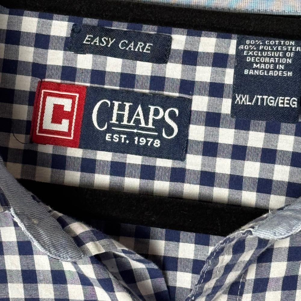 Men's Chap's sz XXL button down Shirt - Picture 2 of 4